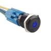 ESUPPORT 16mm 12V 3A Car Blue LED Light Power Metal