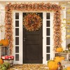 MARTINE MALL 2 Pack Fall Maple Leaves Garland, 6.5ft/Piece Artificial