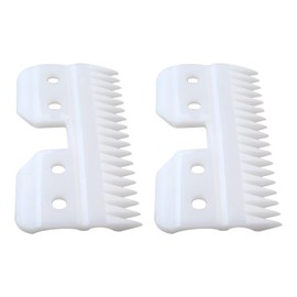 2pcs Fast Feed Ceramic Blades for Oster Fast Feed Clipper Oster A5 Fast Feed Ceramic Blades Fast Feed Replacement Blade A5 Replacement Blade