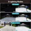 USTELLAR 100W Motion Sensor Light Outdoor Remote Control, 10000LM Super