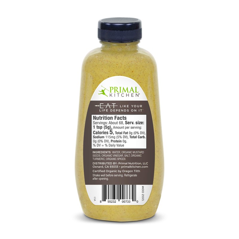 Primal Kitchen Organic Mustard Variety Pack, Dijon & Spicy Brown,