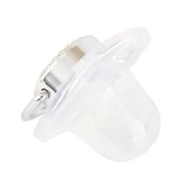 Silver Clip Chain Baby Baby Newborn Rhinestone Nipple Pacifier