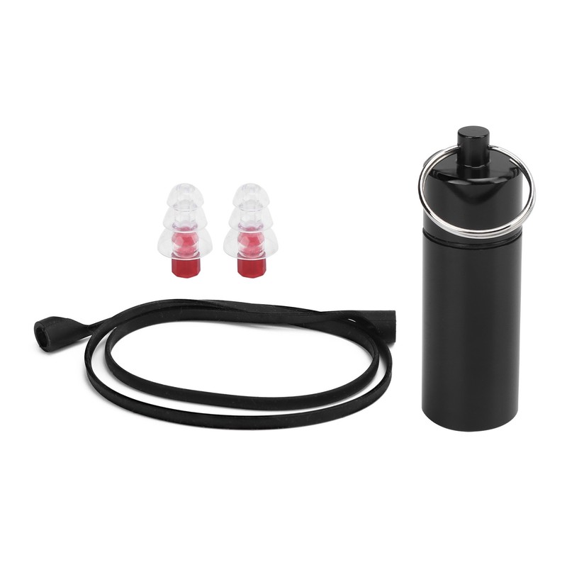22x67mm Musician Ear Plug Red Noise Reduction Waterproof with Silica