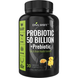 Probiotics for Women and Men - 11 strains - 50 Billion CFU - Probiotic Supplement for Digestive Health - Gut Health - Supports Constipation, Diarrhea, Gas & Bloating - 30ct