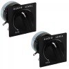 Universal TWO PACK Speaker Volume L-Pad 8-Ohm 15 Watt Monaural