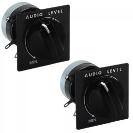 Universal TWO PACK Speaker Volume L-Pad 8-Ohm 15 Watt Monaural Audio Sound Level Controls