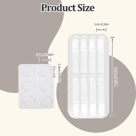 atnayo 42 Sling Back Heel Grips, Invisible Gel Slingback for Keep from Slipping