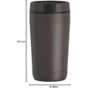 THERMOS ALTA SERIES Vaso de acero inoxidable, 12 onzas, negro