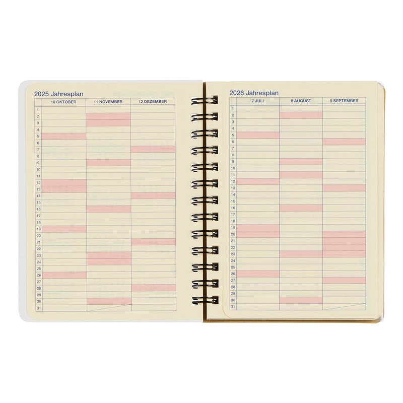 [Delphonics Notebook 2026 Version/Starts October 2025] Rollbahn Diary Squig M