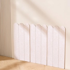 3 x 3Pack PawFence Felt Cat Scratch Wall Pads – Self-Adhesive 11.8"×23.6" Panel×3, 9mm Thick High-Density Felt, Claw Protector for Wall, Couch & Door, Cuttable Cat Furniture Guard (Cloud/Light Beige)