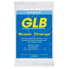 GLB Pool and Spa Products GLB71428A Calcium-Hypochlorite Super Charge Shock, 1 lb