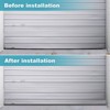 3" Garage Door Bottom Seal Weatherstrip in Grey - 1/4"