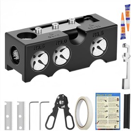 Billiard Cue Repair Kit, Set of 10, Pool Cue Tip Shaper, Billiard Accessories with Shaper for Billiard Cane Tips, Repair Tool Set for the Replacement and Shaping of Billiard Cane Tips