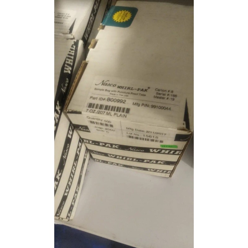 Bolsa Muestreo Nasco Pastilla Tiosulfato