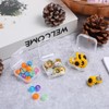10 Pcs Mini Clear Plastic Box, 1.8 mm Thicken Transparent
