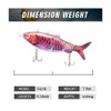 ods lure Robotic Swimming Lure Electric Fishing Lure USB Rechargeable