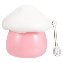 minkissy 5 Sets Lip Gloss Tubes Mushroom Cosmetic Containers Lip Gloss Balm Tubes Lipstick Tube Containers Makeup Sample Container Lip Balm Containers Frosted Travel Cream Bottle Plastic