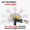 Multi Angle Paint Brush Extender V2, Long Handle Paint Brush,