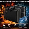 Organizador de Archivos Ignífugo con Cerradura, Negro