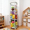 52 Inch 3 Tier Round Plush Stuffed Animal Storage Rack