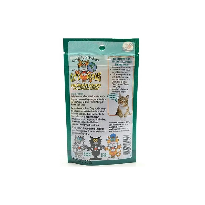 .352 Ounce The Cat's Meowee All Natural Premium Grade Cat