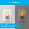GE SleepLite Jewel LED Night Light, Plug-in, Always on, Amber,