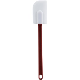 Winco Flat Silicone Spatula, 16-Inch White, Medium
