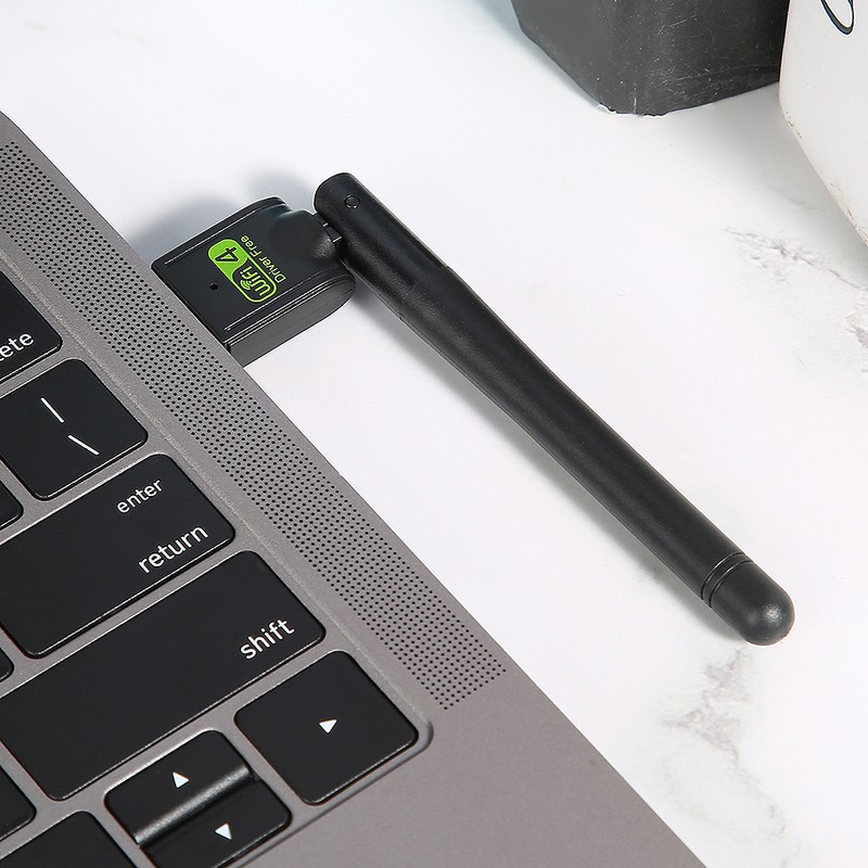Drive Free USB2.0 WiFi Wireless Adapter Network Card Antenna Wi