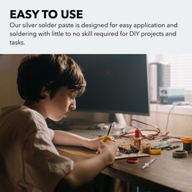 Solder-It SP-7 Silver Solder Paste 7.1 Grams | Soldering Flux Paste for Electronic Components, Home Improvement, and Wiring | Silver Solder for Jewelry Making and Repair | Lead-Free Solder Flux