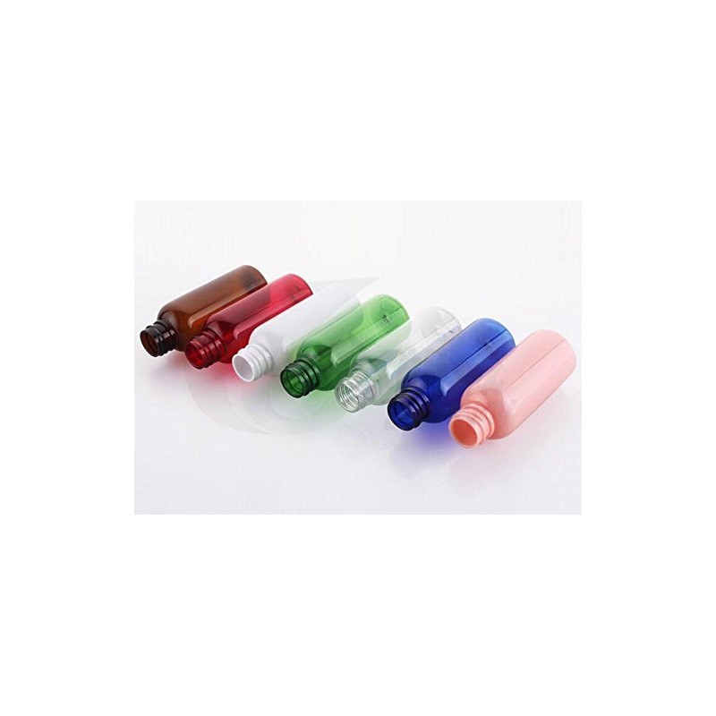 50ML(1.7 OZ) Multicolor Plastic with White Pumps Lotion/Soap Dispenser Bottle