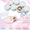 AIMEILI Pearl Effect Nail Powder 8 Colours Nail Art Chrome