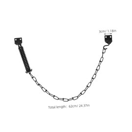 Gadpiparty 2set Heavy Duty Chain Lock Safety Spring Screen Closer Indoor Security Chain Latch for Enhanced Home American-Style Design for Front Doors and