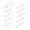 KICHOUSE 25pcs Plastic Makeup Clips Hardened Non-slip Tweezers Weight Clips