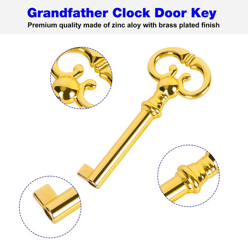 Grandfather Clock Key Replacement Howard Miller Grandfather Clock Door Key,