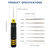 HOPLEX Panel Line Scriber Model Chisel with 0.1/0.2/0.4/0.6/0.8/1.0/2.0mm Blade Resin
