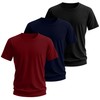 Neer 3 Pack Men's Round Neck T Shirts 95% Cotton