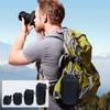 SGSCFG 4-Piece Camera Lens Storage Bag, Portable Protective Bag, Shock
