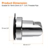 sourcing map 2pcs Shower Head Holder, Suction Cup Shower Head