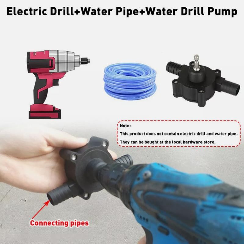 Electric Hand Drill Drive Self Priming Pump - Oil Transfer