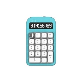 Azio IZO Wireless BT5 NumPad/Calculator, Pre-Lubed Red Switch, Mint Daisy (IN409), Small