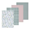 Sleepdown Meadow Floral Printed & Waffle Tea Towels 100% Cotton