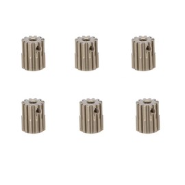 6 Piece Motor Sprocket Gearbox, 12T Sprocket Motor Gear Parts Set for 1/10 RC Car Brushed Brushless Motor
