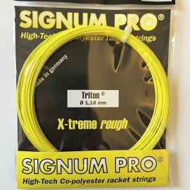 SIGNUM PRO SET TRITON 18/1.18 TENNIS RACQUET STRING CO-POLYESTER