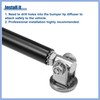 PARSLUCK Universal Adjustable Aluminum Alloy 3"-5" 75mm Car Front Bumper