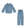 New Look Sewing Pattern N6704 Misses' Top and Pull-On Pant
