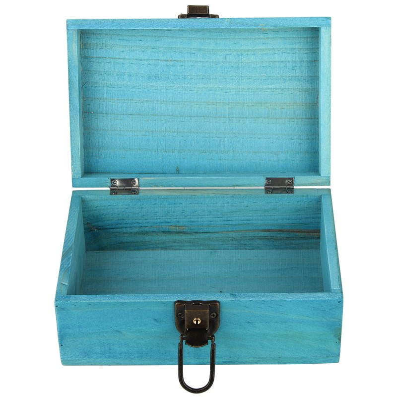 Wooden Storage Box Retro Decorative Jewelry Box Desktop Sundries Organizer