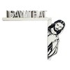 Religious Jesus I Saw That Door Frame Decoration - Home