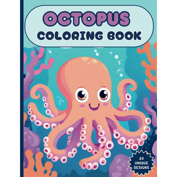 Octopus Coloring Book | Beautiful Unique Designs | Suitable for