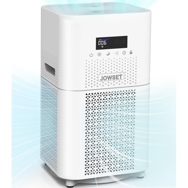 Air Purifiers for Home Large Room,Jowset Air Purifiers Up to 1830 Sqft, H13 True HEPA Air Purifiers Filter for Bedroom,Air Cleaner for Allergies, Pet Odor, Smoke, Dust for Bedroom 24dB Sleep Mode