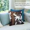 LOMADIA Cow Print Pillow Case Sets,Ployester Sofa Throw Pillow Cover